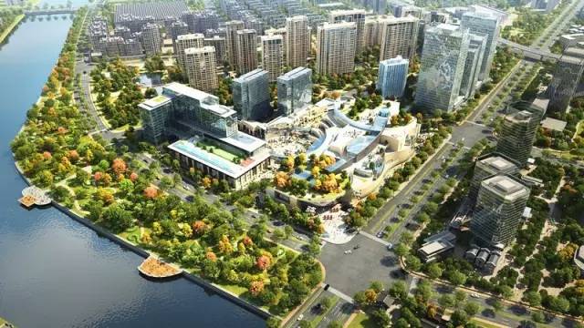 在杭州运河畔要一个建阶梯式空中花园，这艘近1000000㎡商业航母果然是干大事的